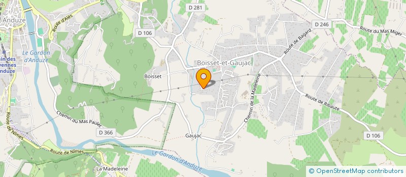 localisation de l'entreprise MADAME ALEXANDRA ORTIS  BOISSET-ET-GAUJAC