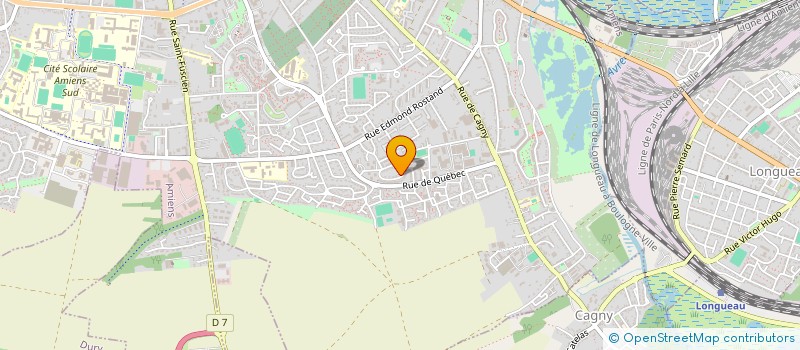 localisation de l'entreprise MADAME ALEXANDRA OSSART à AMIENS