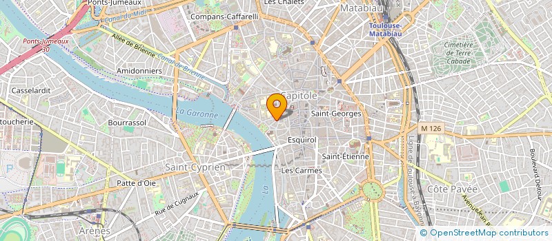 localisation de l'entreprise MADAME ALEXANDRA OULIEU  TOULOUSE