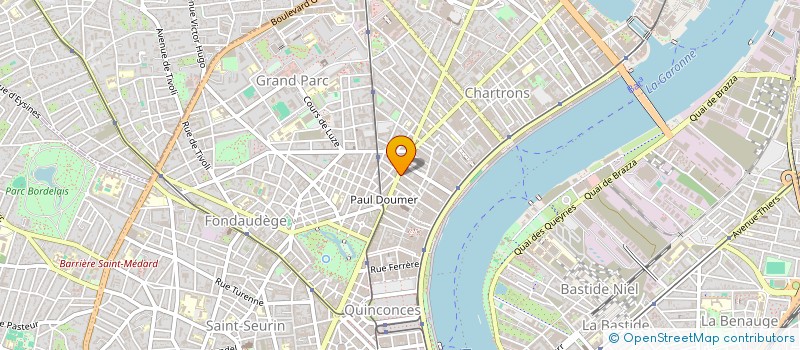 localisation de l'entreprise MADAME ALEXANDRA OURSE  BORDEAUX