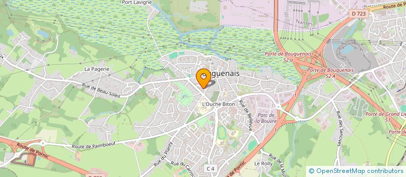 localisation de l'entreprise MADAME ALEXANDRA PACE  BOUGUENAIS