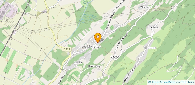 localisation de l'entreprise MADAME ALEXANDRA PACHOUD  LAISSAUD