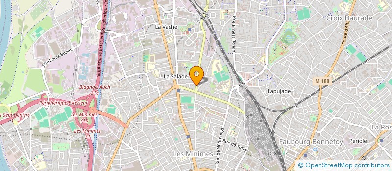 localisation de l'entreprise MADAME ALEXANDRA PALLAS  TOULOUSE