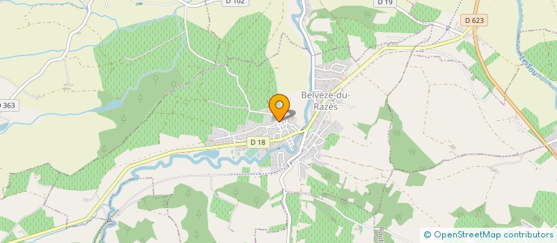 localisation de l'entreprise MADAME ALEXANDRA PALOMBI  ALAIGNE