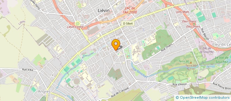 localisation de l'entreprise MADAME ALEXANDRA PANFILO  LIEVIN