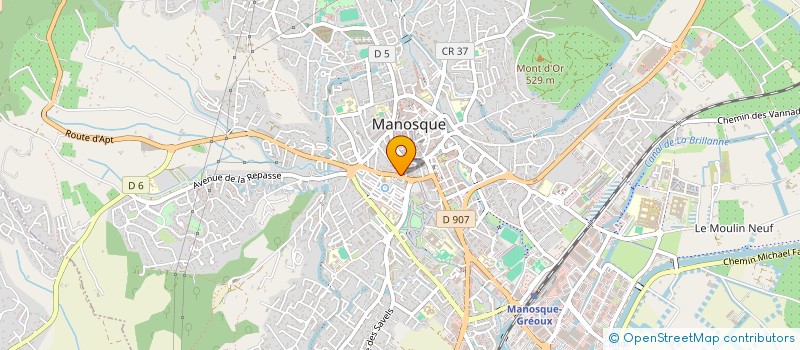 localisation de l'entreprise MADAME ALEXANDRA PANTANO à MANOSQUE