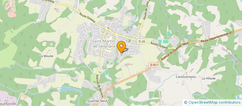 localisation de l'entreprise MADAME ALEXANDRA PARROUFFE  SAINT-MARTIN-DE-SEIGNANX