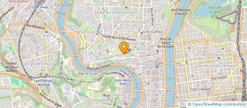 localisation de l'entreprise MADAME ALEXANDRA PASQUALI à LYON