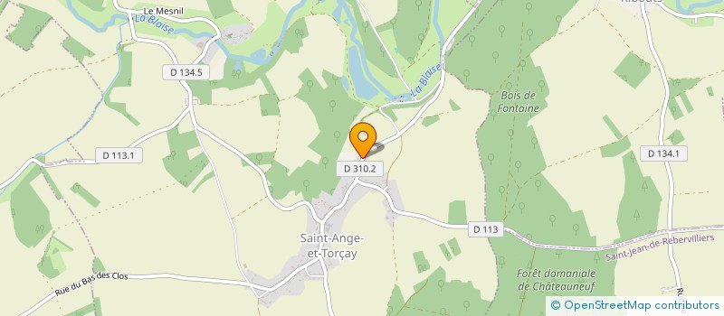 localisation de l'entreprise MADAME ALEXANDRA PATINET à SAINT-ANGE-ET-TORCAY