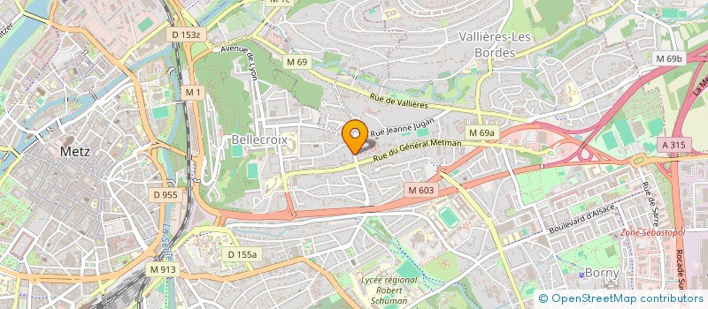 localisation de l'entreprise MADAME ALEXANDRA PAUSELLI  METZ