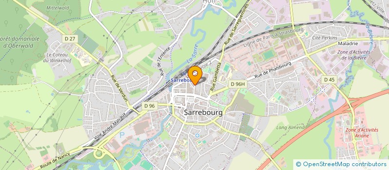 localisation de l'entreprise MADAME ALEXANDRA PAUZIER à SARREBOURG