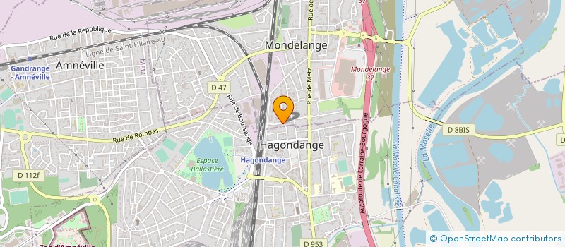 localisation de l'entreprise MADAME ALEXANDRA PEETERS  MONDELANGE