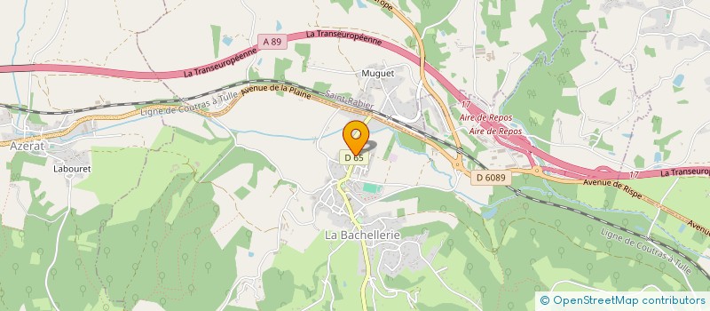 localisation de l'entreprise MADAME ALEXANDRA PELLE  LA BACHELLERIE