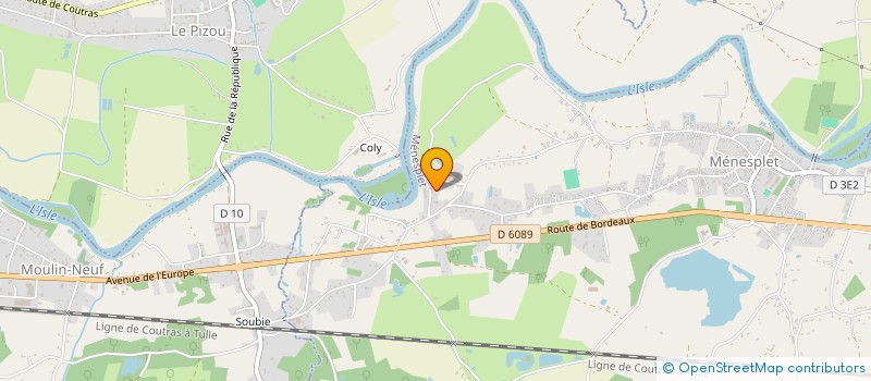 localisation de l'entreprise MADAME ALEXANDRA PELTIN à MENESPLET