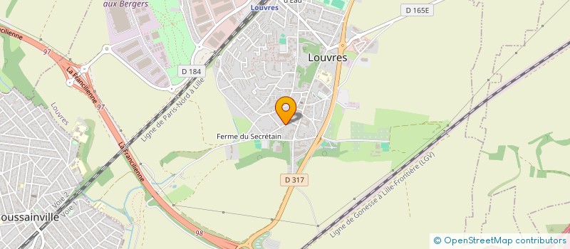 localisation de l'entreprise MADAME ALEXANDRA PEPIN D ALBIERES  LOUVRES