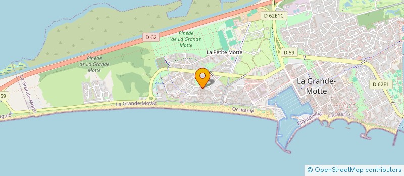 localisation de l'entreprise MADAME ALEXANDRA PERRIARD à LA GRANDE-MOTTE