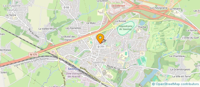 localisation de l'entreprise MADAME ALEXANDRA PERRICHOT  SAVENAY