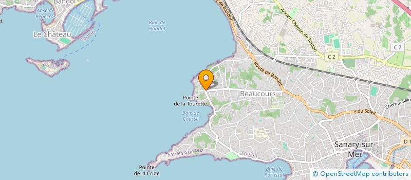 localisation de l'entreprise MADAME ALEXANDRA PETERMANN  SANARY-SUR-MER