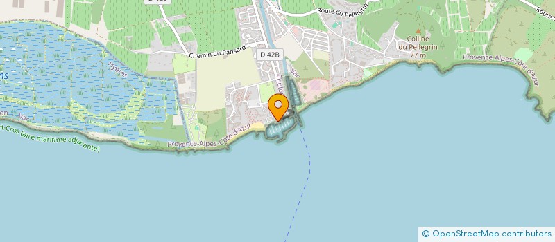 localisation de l'entreprise MADAME ALEXANDRA PETERS  LA LONDE-LES-MAURES