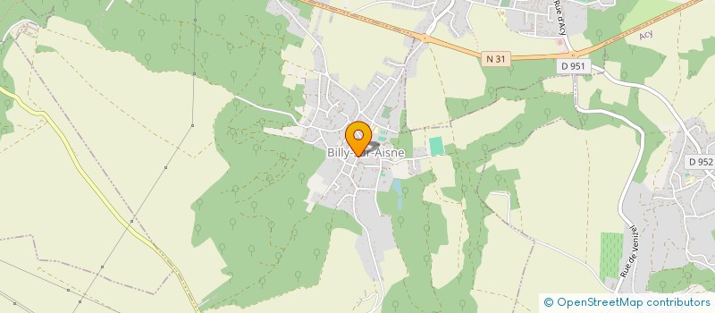 localisation de l'entreprise MADAME ALEXANDRA PETITJEAN à BILLY-SUR-AISNE