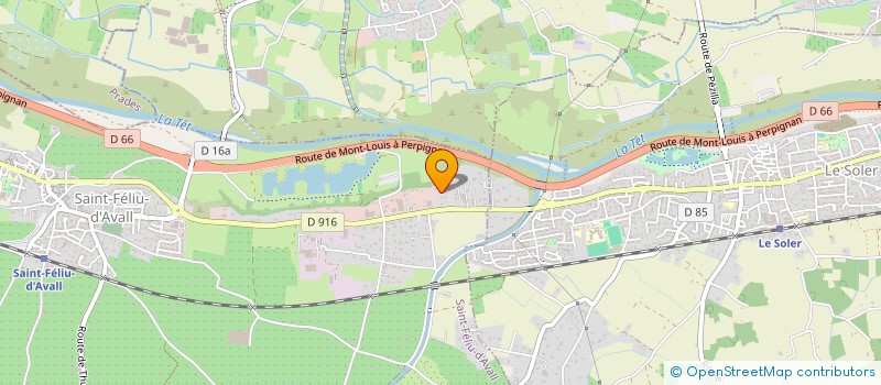 localisation de l'entreprise MADAME ALEXANDRA PIGUILLEM  SAINT-FELIU-D'AVALL