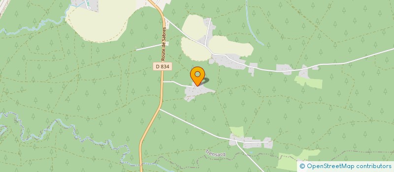 localisation de l'entreprise MADAME ALEXANDRA PINCHON  TRENSACQ