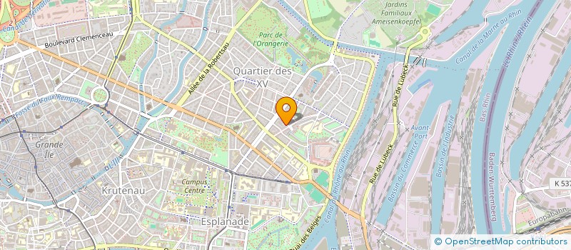 localisation de l'entreprise MADAME ALEXANDRA PINGARD à STRASBOURG