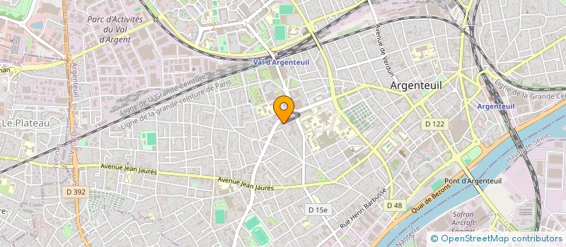 localisation de l'entreprise MADAME ALEXANDRA PITTEMAN  ARGENTEUIL