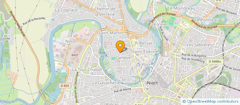 localisation de l'entreprise MADAME ALEXANDRA POILANE à NIORT