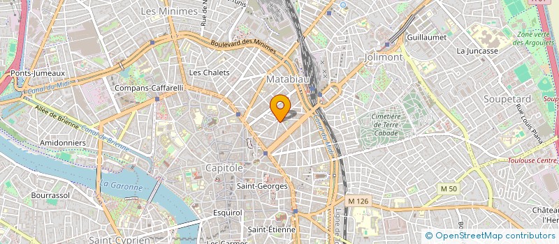 localisation de l'entreprise MADAME ALEXANDRA POPELIN  TOULOUSE