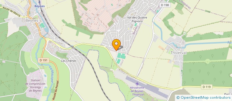 localisation de l'entreprise MADAME ALEXANDRA POTTIEZ  BEYNES