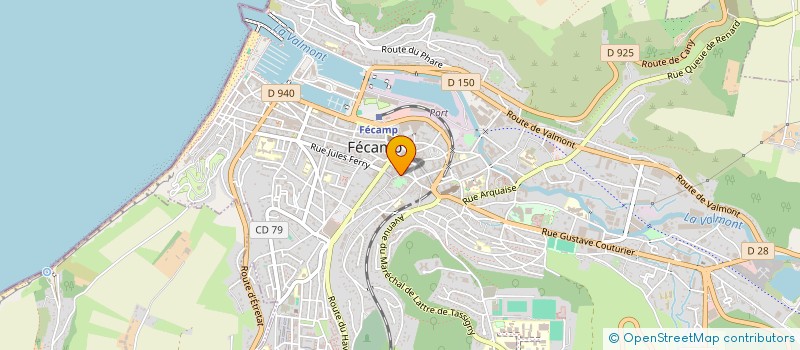 localisation de l'entreprise MADAME ALEXANDRA POUCHIN  FECAMP