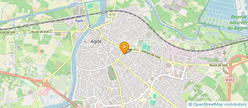 localisation de l'entreprise MADAME ALEXANDRA POULAUD  AGDE