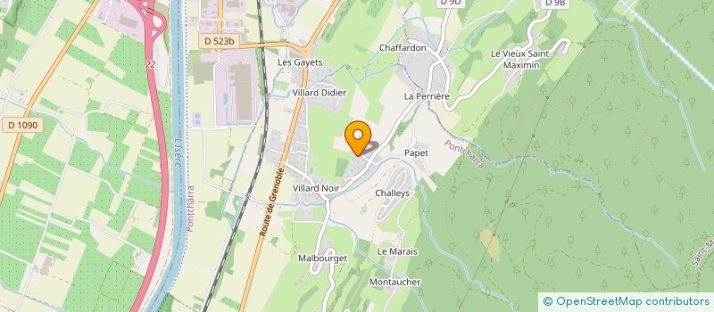 localisation de l'entreprise MADAME ALEXANDRA POURRIER  PONTCHARRA