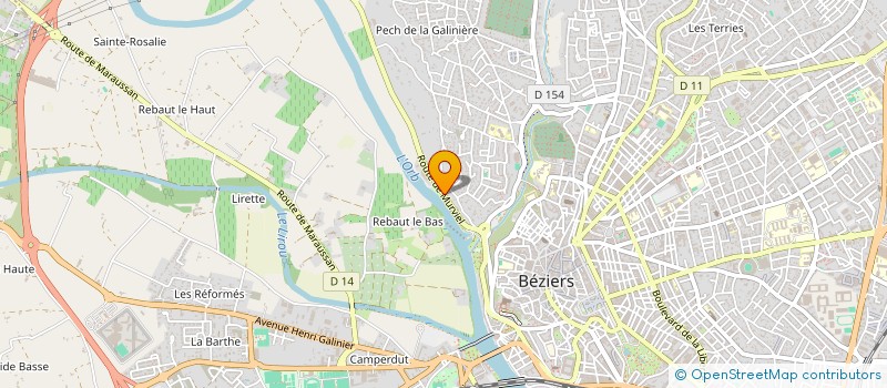 localisation de l'entreprise MADAME ALEXANDRA POUZET  BEZIERS