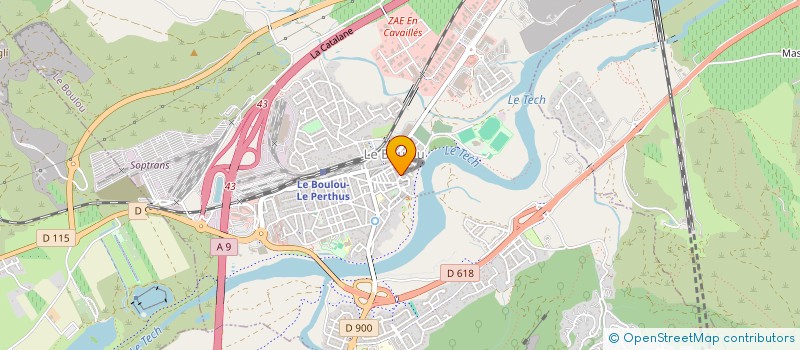 localisation de l'entreprise MADAME ALEXANDRA PRALET  LE BOULOU