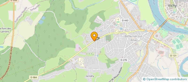 localisation de l'entreprise MADAME ALEXANDRA PRAUD à BELLERIVE-SUR-ALLIER
