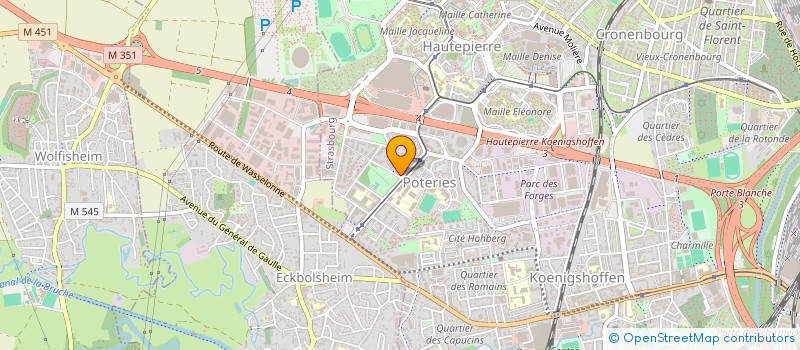 localisation de l'entreprise MADAME ALEXANDRA PRECETTI à STRASBOURG