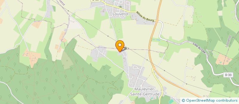 localisation de l'entreprise MADAME ALEXANDRA PRUNIER  MAULEVRIER-SAINTE-GERTRUDE