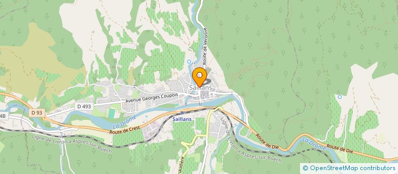 localisation de l'entreprise MADAME ALEXANDRA PUGET  SAILLANS