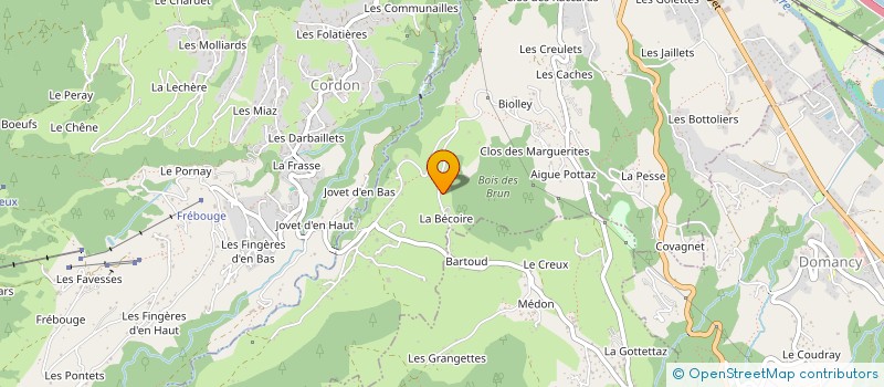 localisation de l'entreprise MADAME ALEXANDRA PUGNAT à SALLANCHES