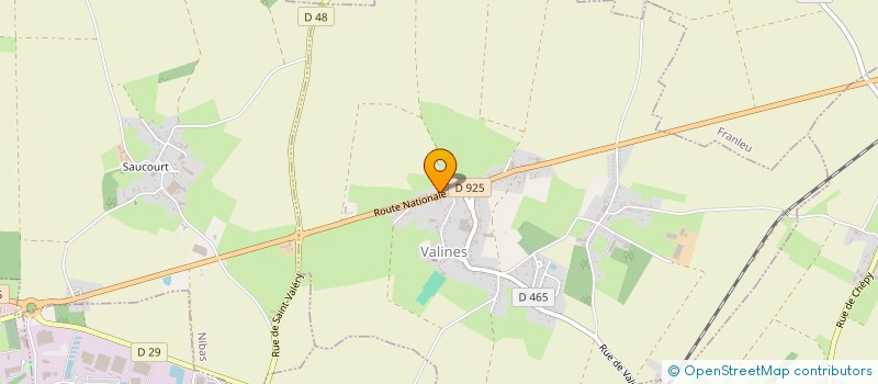 localisation de l'entreprise MADAME ALEXANDRA QUENNEHEN  VALINES