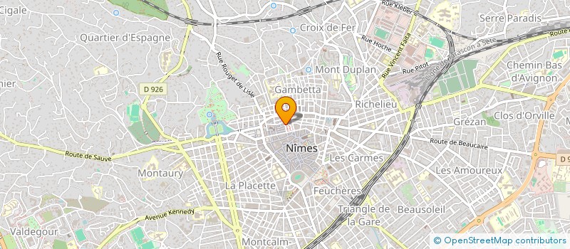 localisation de l'entreprise MADAME ALEXANDRA QUET à NIMES