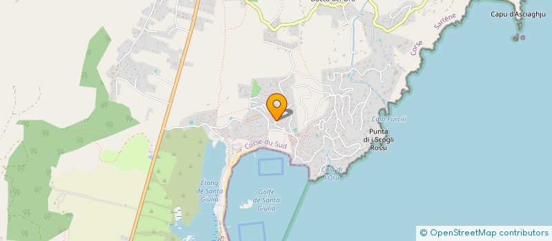 localisation de l'entreprise MADAME ALEXANDRA QUILICHINI  PORTO-VECCHIO