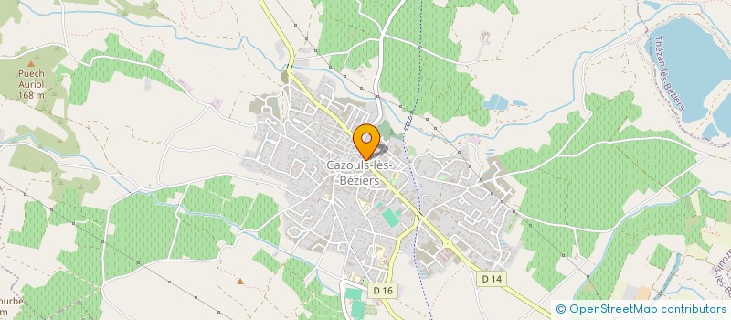 localisation de l'entreprise MADAME ALEXANDRA QUINT  CAZOULS-LES-BEZIERS