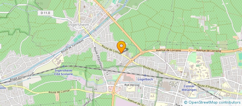 localisation de l'entreprise MADAME ALEXANDRA RABOLINI  INGERSHEIM