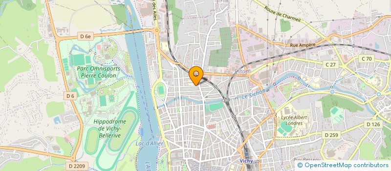 localisation de l'entreprise MADAME ALEXANDRA RABOTEAU à VICHY