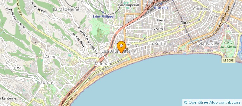 localisation de l'entreprise MADAME ALEXANDRA RACESCU  NICE