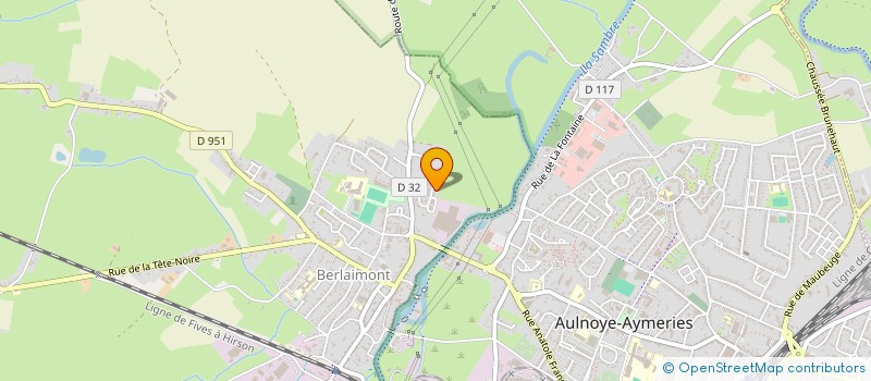 localisation de l'entreprise MADAME ALEXANDRA RADOUAN  BERLAIMONT