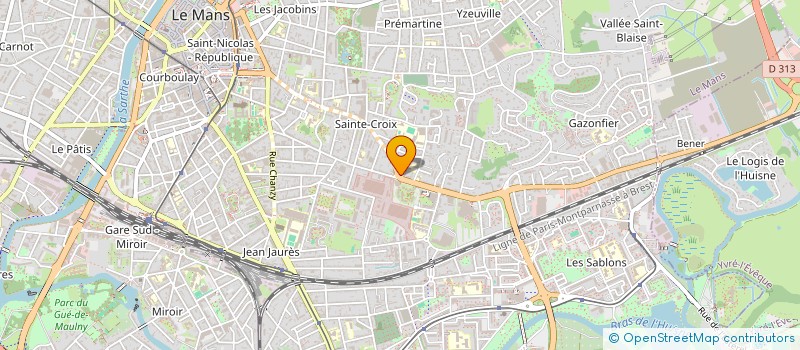 localisation de l'entreprise MADAME ALEXANDRA RAHARD  LE MANS